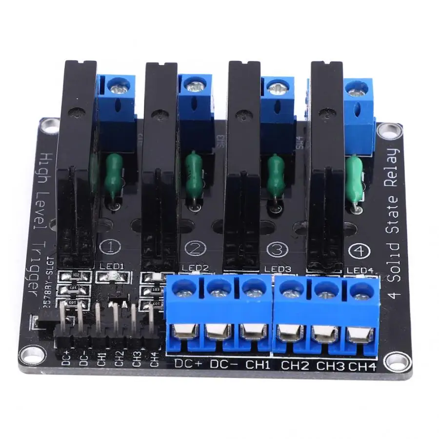 Твердотельный релейный модуль 4 Канальный Релейный Модуль 5 В низкоуровневый