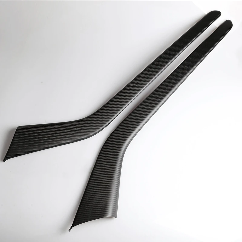 

Free Shipping For Tesla Model 3 Car Modification Accessories Trim 100% Carbon Fiber Car Central Console Decorative Sticker