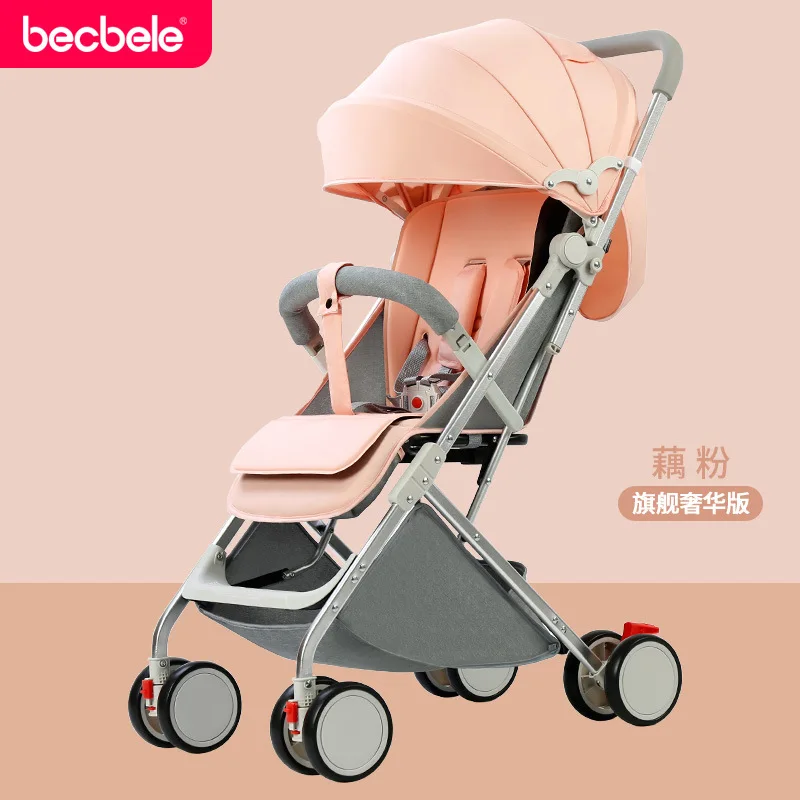 Портативная детская коляска может сидеть на спине ультра-светильник зонт