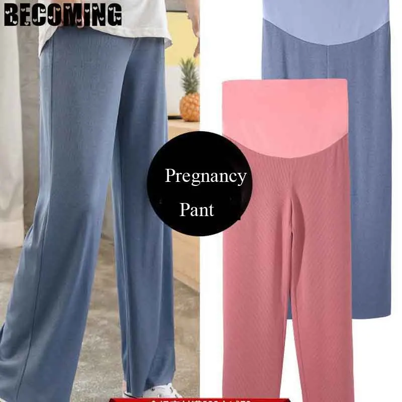 Материнство летние брюки одежда женские для беременных мягкие хлопчатобумажная