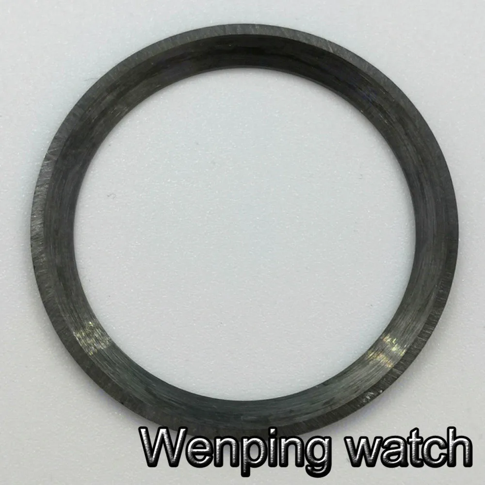 Новый высококачественный черный керамический БЕЗЕЛЬ 38 мм вставка подходит для