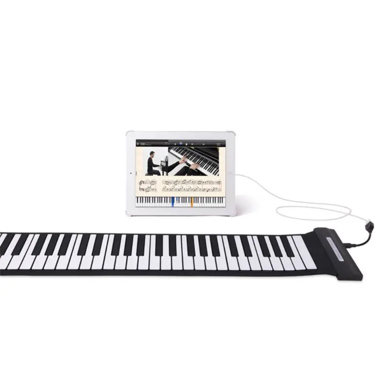

Flexible 88 Keys Usb Flexible Roll Up Roll-Up Electronic Piano Keyboard NEW