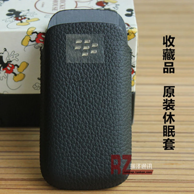 Фото Оригинальный чехол для телефона Blackberry 9100 Классический из искусственной кожи 9105