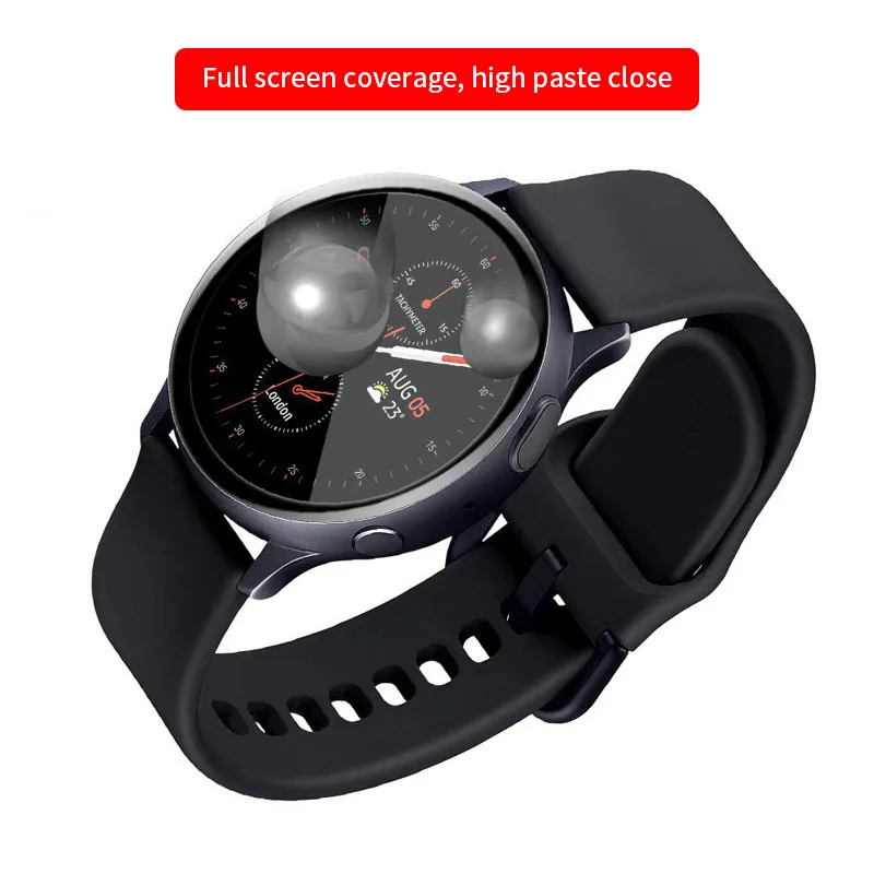 Smart Watch Film Sport 3D HD Full Screen Protector For Galaxy Active 2 Glass Samsung Smartwatch 44mm 40mm | Электроника