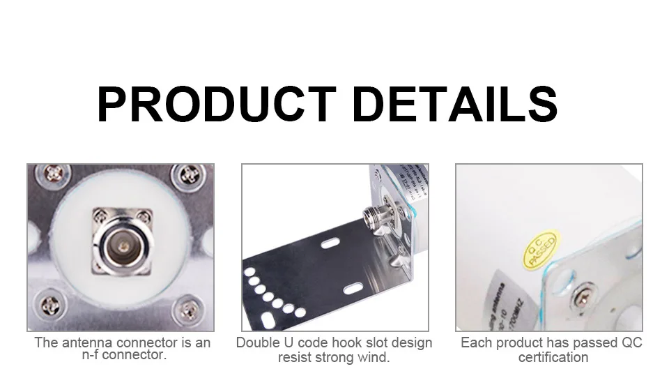 12DBi Omni Outdoor antenna N female connector 698-2700MHZ  for 2G 3G 4G  GSM repeater cellular amplifier Mobile Internet