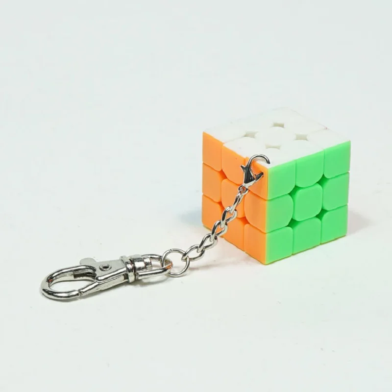 Новое поступление 3x3x3 волшебный кубик профессиональная скорость плавно поворачивается Профессиональный брелок для соревнований 3х3 головоломка маленький хлеб