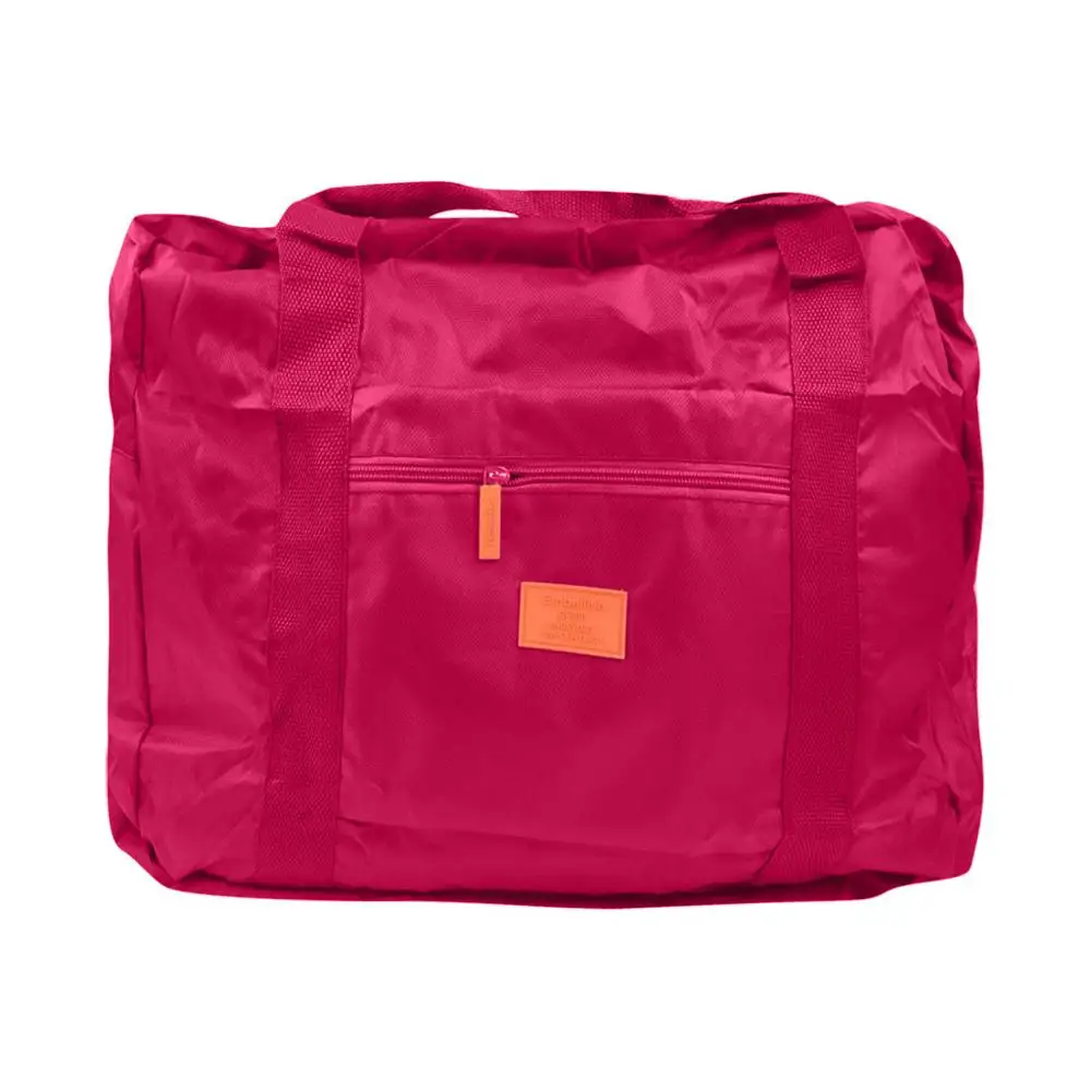 Hot Pink Большая вместительная модная дорожная сумка для мужчин и женщин, сумка для выходных, Большая вместительная сумка, сумка для путешествий, сумка для багажа, сумка для сна# N - Цвет: Hot Pink