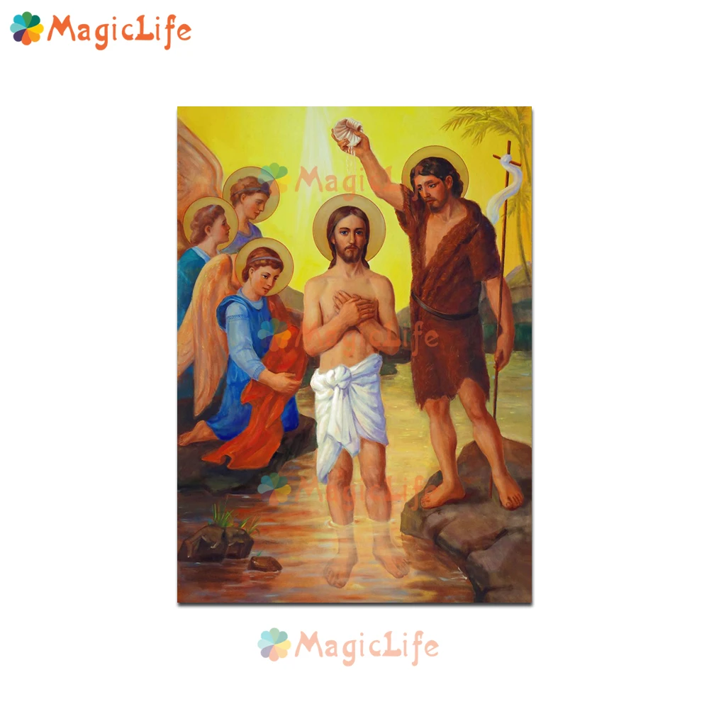 

Vintage Angel Virgin Mary Jesus Wall Pictures For Living Room Nordic Poster Wall Art Canvas Painting Home Decor Unframed