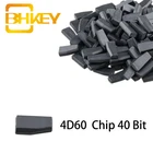 Чип BHKEY для Ford 4D60 ID60, 40 бит, 1 шт., карбоновый пустой чип для Ford Fiesta, Connect, Focus, Mondeo, Ka, чип транспондера ID 60