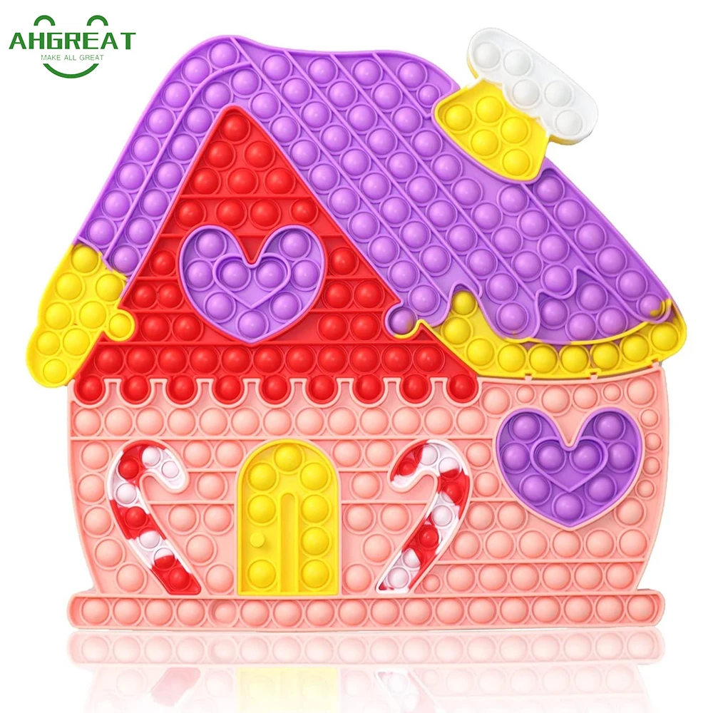 

Большая Рождественская головоломка Cabi, огромная поп-головоломка, игра, пуш-фиджет, сенсорные игрушки, Гигантский Рождественский подарок дл...