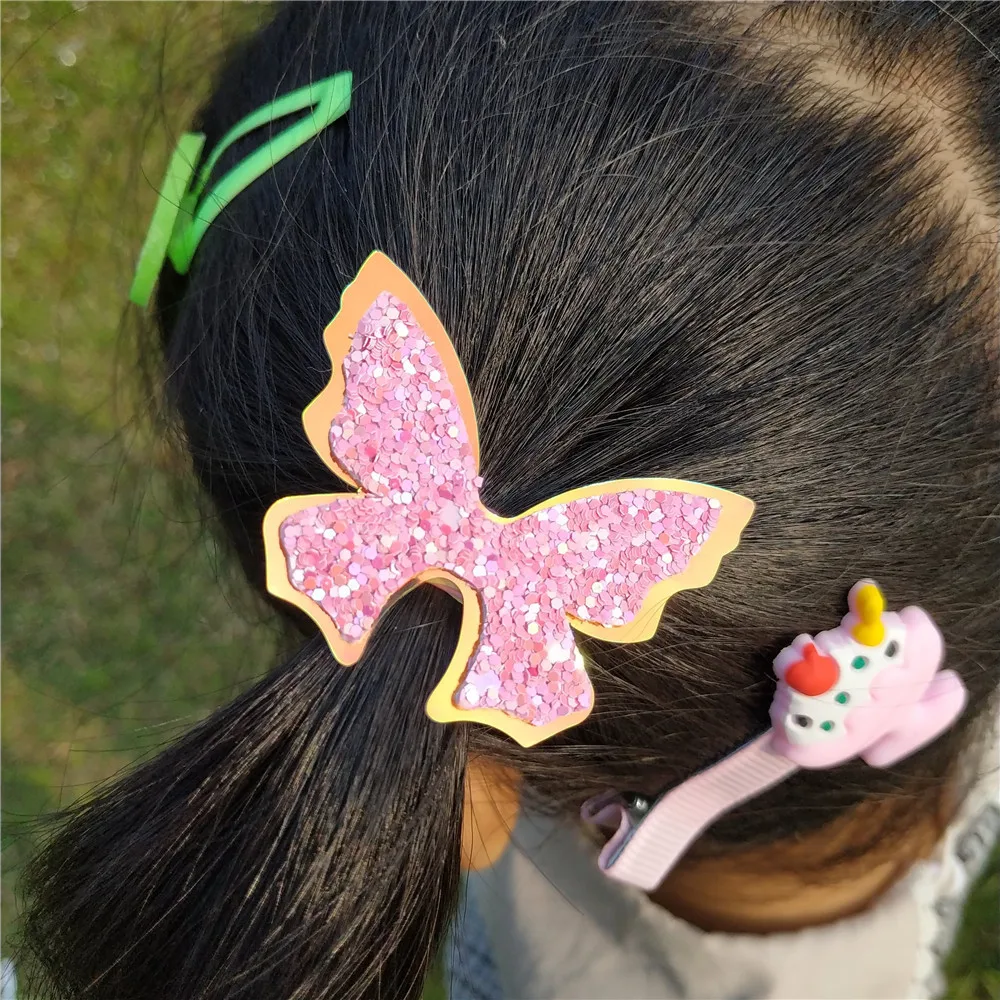 

12 Pcs/lot Cute Women Girls Colorful Hair Tie Rubber Bands Accessories Unicorn Fruit Crown Rope Holder Headdress Clips