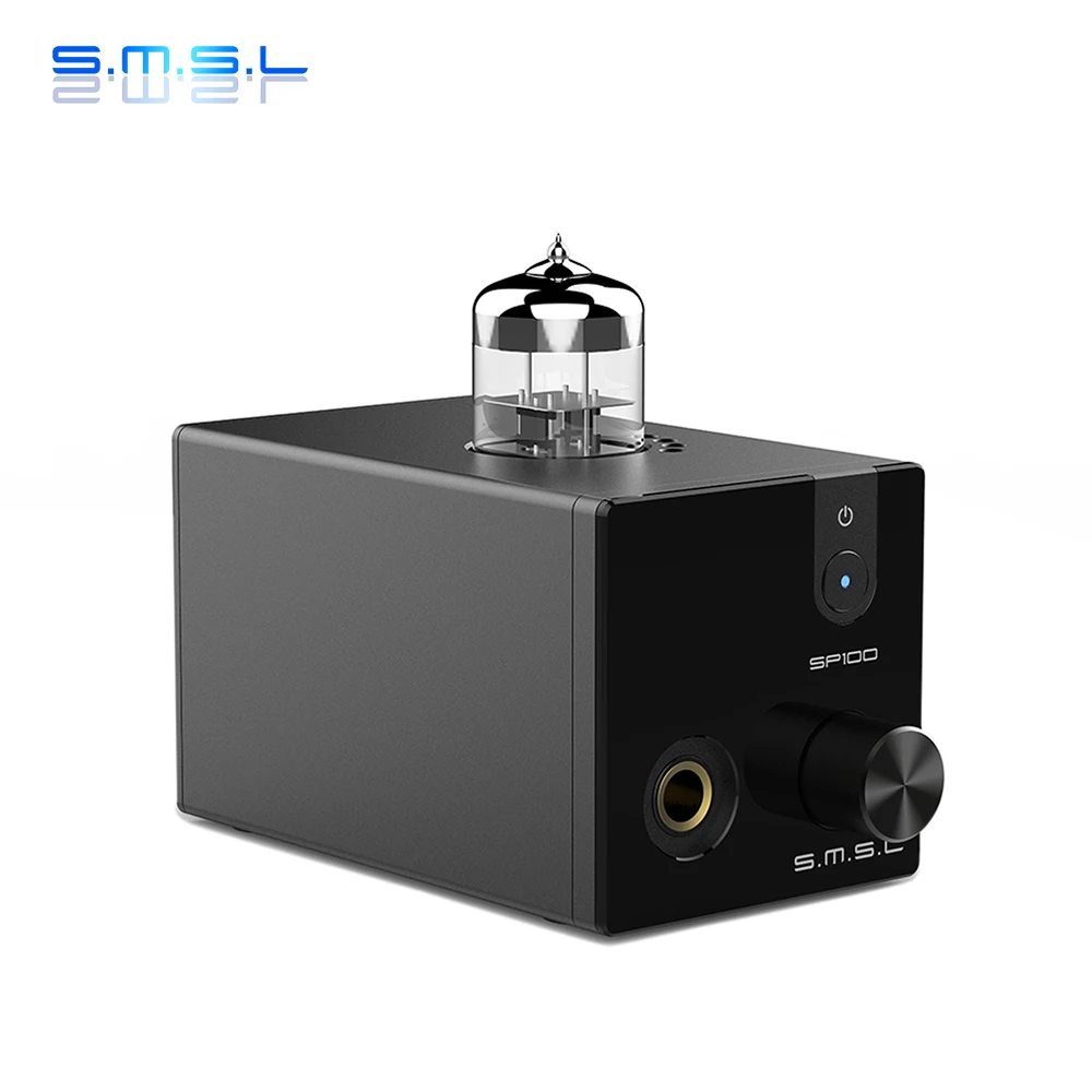 SMSL SP100 6N3 ламповый усилитель для наушников мощный стерео аудио HiFi регулятор