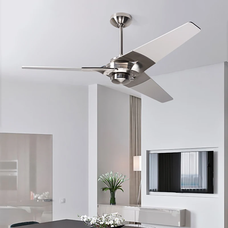 Современный светодиодный потолочный вентилятор древесины без светильник