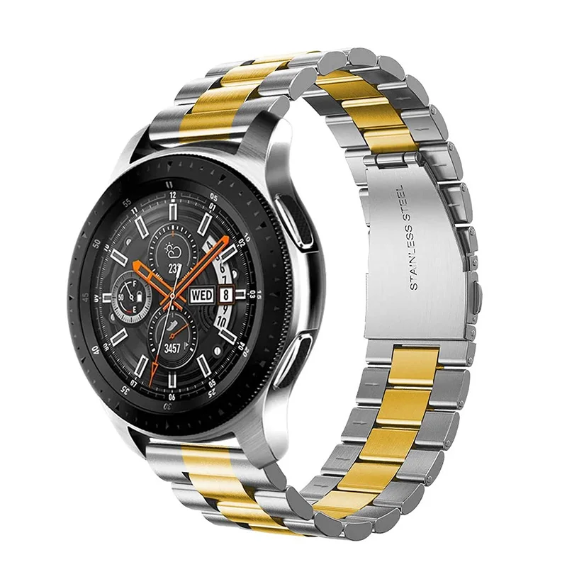 20 мм/22 мм металлический ремешок для Samsung Gear s3 Frontier 42 46 браслет из звеньев Active2 40/44