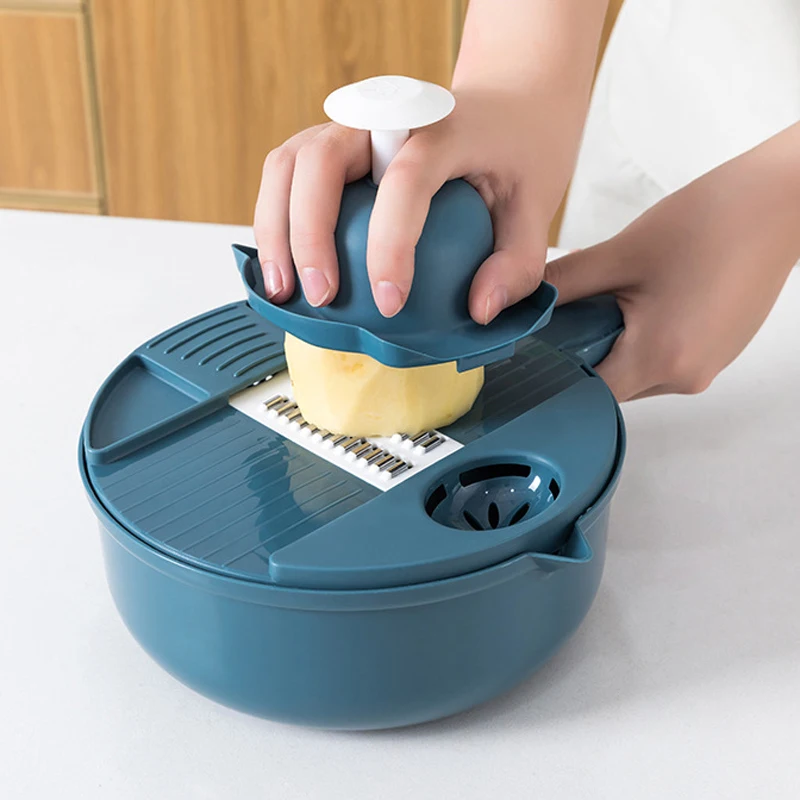 мультислайсер 9 в 1 2020 Veggie измельчитель круглой пшеничной соломы