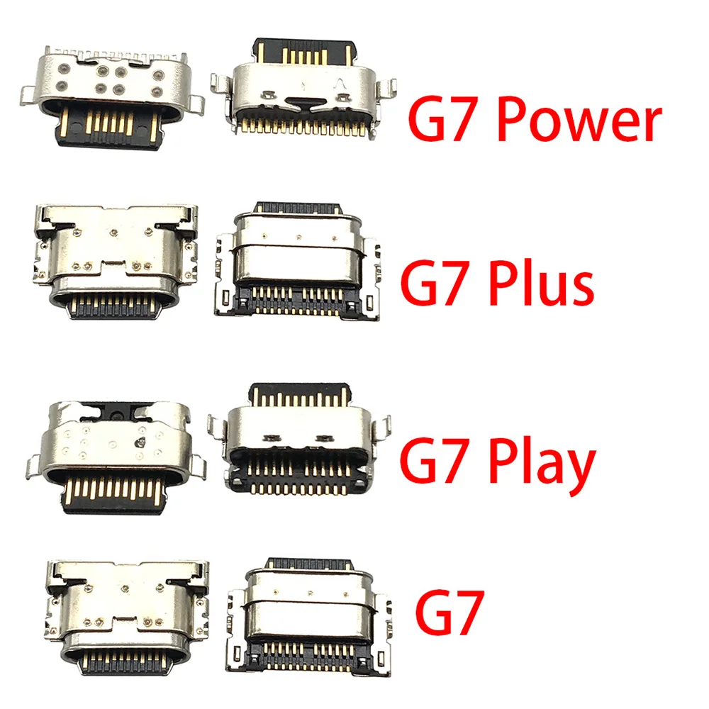 

20Pcs Charging Dock Jack Socket Port Connector Board Flex Cable Single tail insertion For Moto G5 G5S G6 G7 G8 Plus play Power
