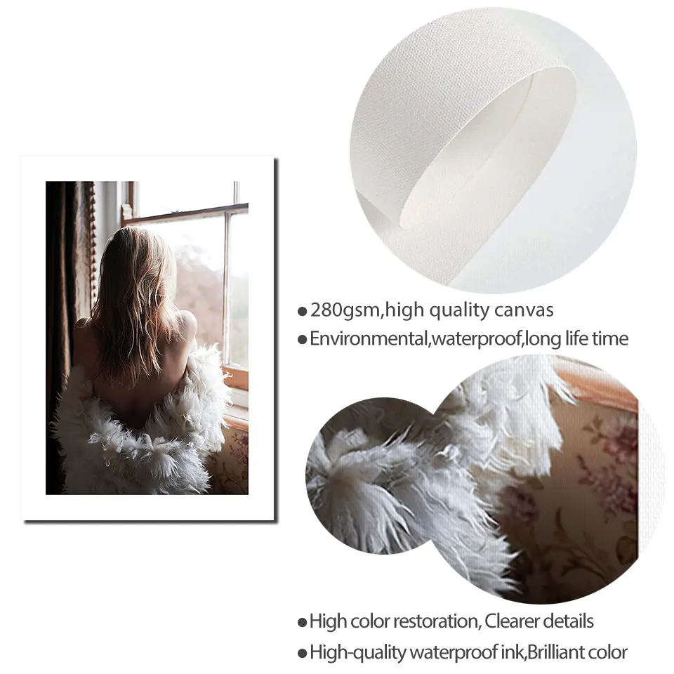 Женские мотивы скандинавский постер цветы холст художественная стена с цитатой