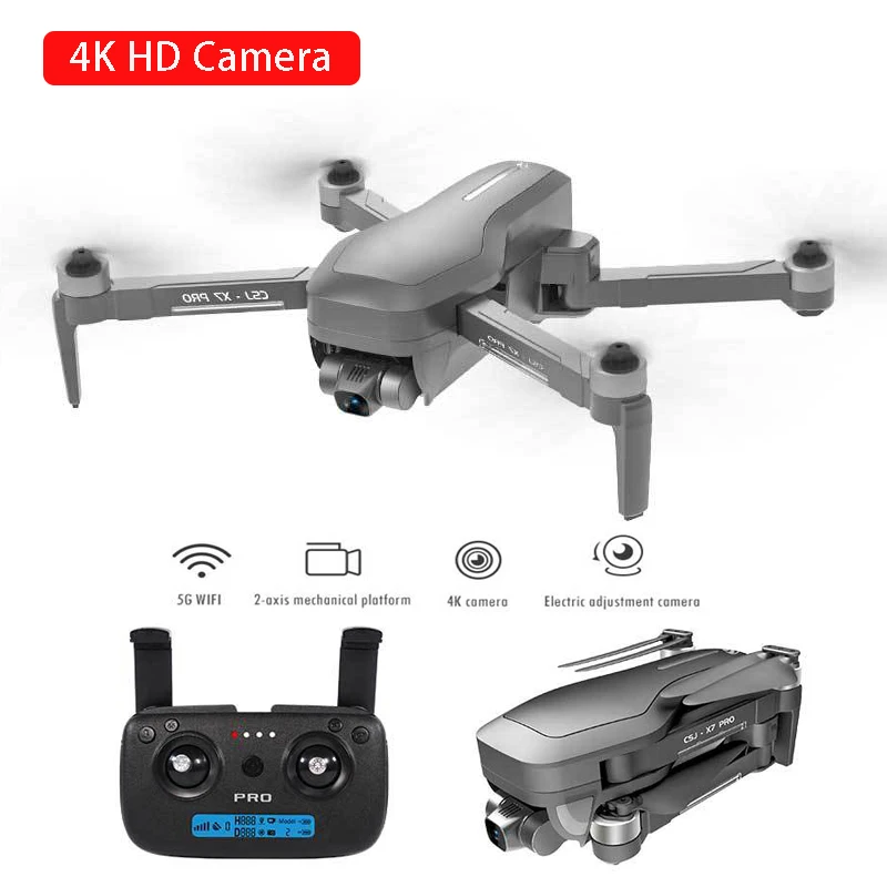 

X7PRO Self-stable Two-axis Platform GPS UAV Folding Remote Control 4 K Aerial Four-axis Aircraft