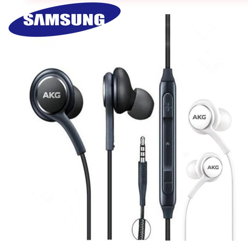 

Original samsung AKG EO-IG955 Earphone 3.5mm In-ear with Mic wired headset for Galaxy S10 S9 S8 for HUAWEI xiaomi LG HTC phones