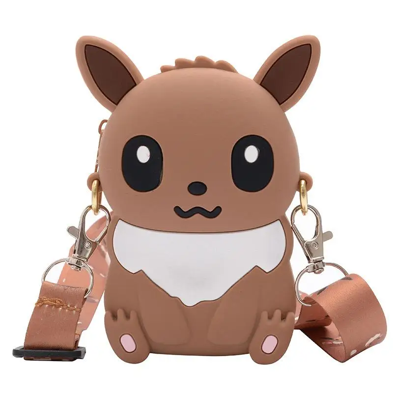 Силиконовый кошелек для монет с покемоном Пикачу чармандером Сквиртл кавайный