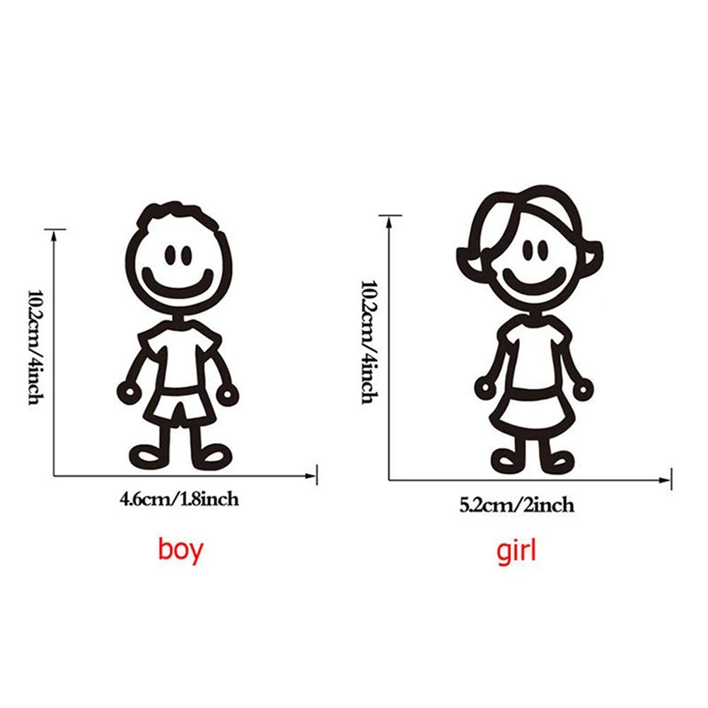 10 шт./компл. автомобиля Семья наклейки на автомобиль Животные Lucky окна аксессуары