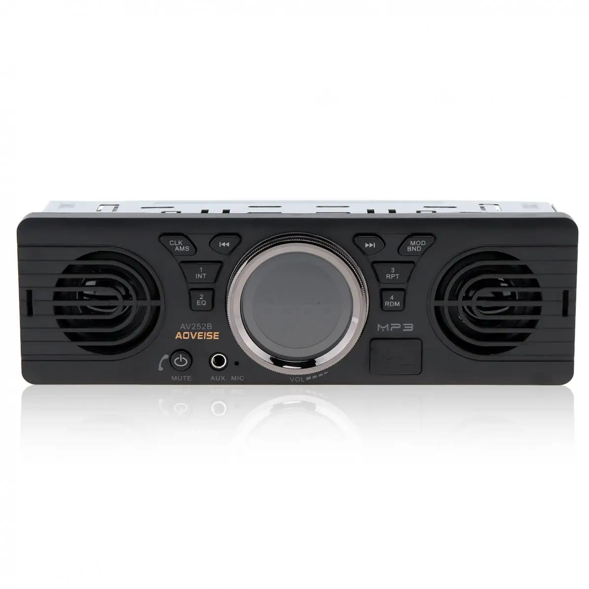 AOVEISE AV252B Bluetooth передатчик автомобильный FM mp3 плеер 12 В автомобиль двойной Рог MP3 аудио плеер автомобиль стерео Поддержка FM/USB/AUX