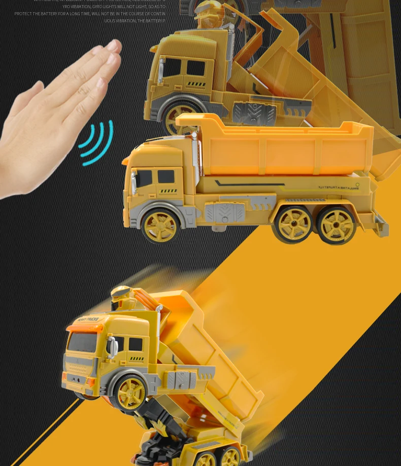 Игрушка для мальчиков экскаватор Gesto машинки RC 1:12 игрушки с музыкой RC инженерный автомобиль трактор 2,4G Роботизированный пульт дистанционного управления грузовик VS Huina