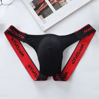 men underwear sexy briefs thongs low waist u convex brief male cotton breathable soft comfortable backless underpants