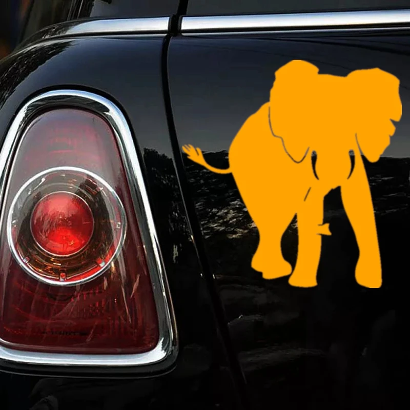 

30112# Various Colors/Sizes Elephant car sticker vinyl decal waterproof stickers on truck bumper Wall Laptop er rear window