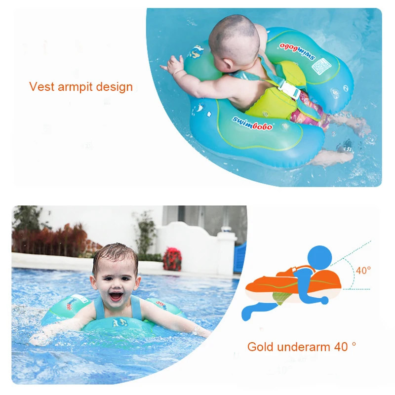 

Hot Baby Pool Float Inflatable Swimming Trainer Cute Swimming Ring for Kids Toddlers Aged 3-48 Months S66