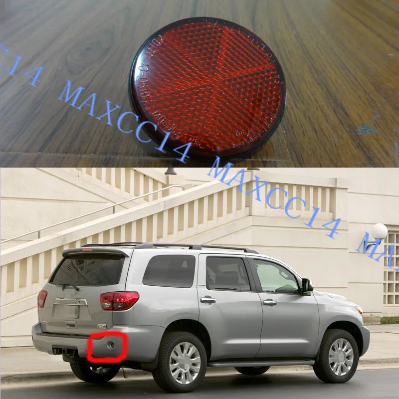 Красные линзы лампы заднего бампера противотуманные фары светоотражатель 81910-89105