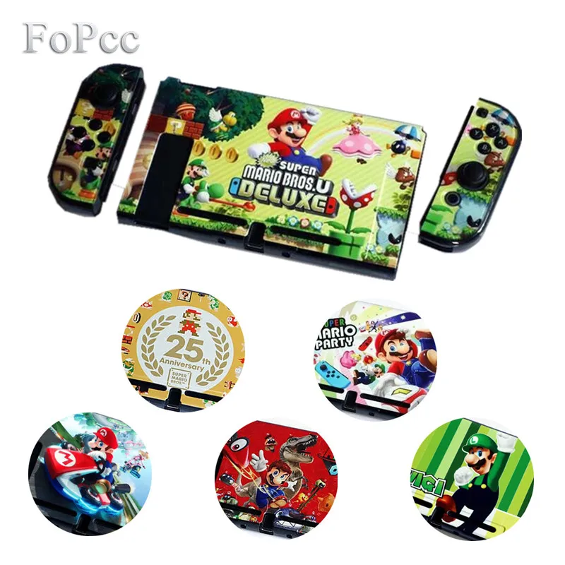 FoPcc NS цветной узор Жесткий Кристальный защитный чехол для Nintendo Switch | Электроника