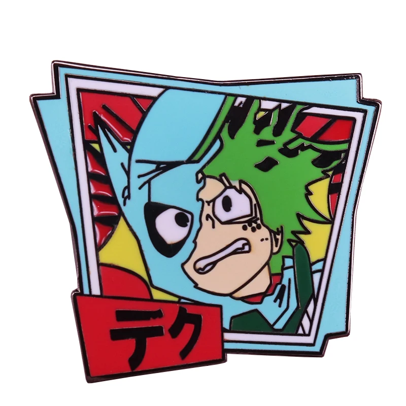 Значок с отворотом Deku my hero academic Милая брошь в стиле аниме|Броши| |