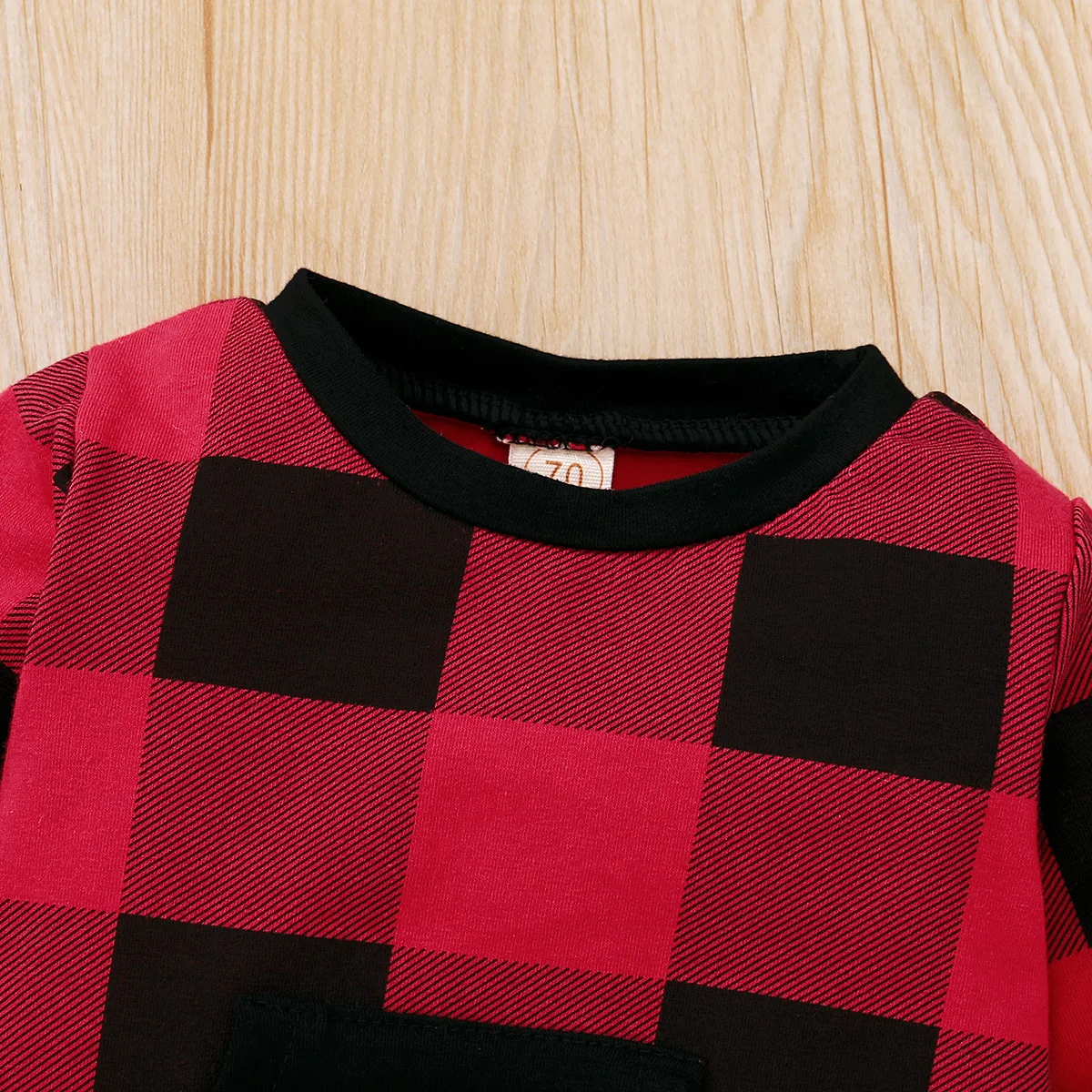 Детский Рождественский комбинезон из 2 предметов пижама боди с длинными рукавами