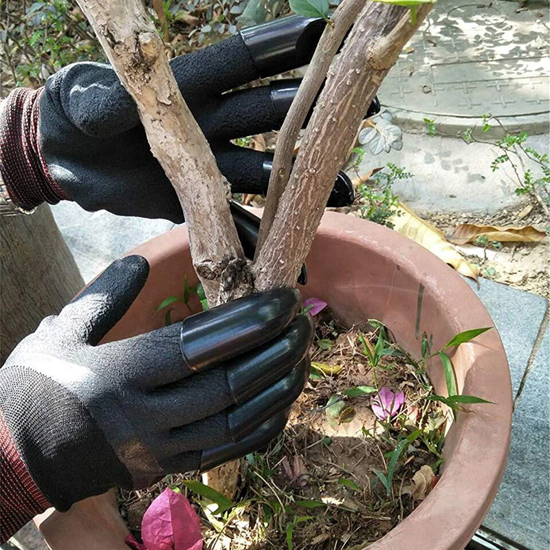 1 пара высококачественных садовых перчаток 8 пластиковых резиновых из АБС