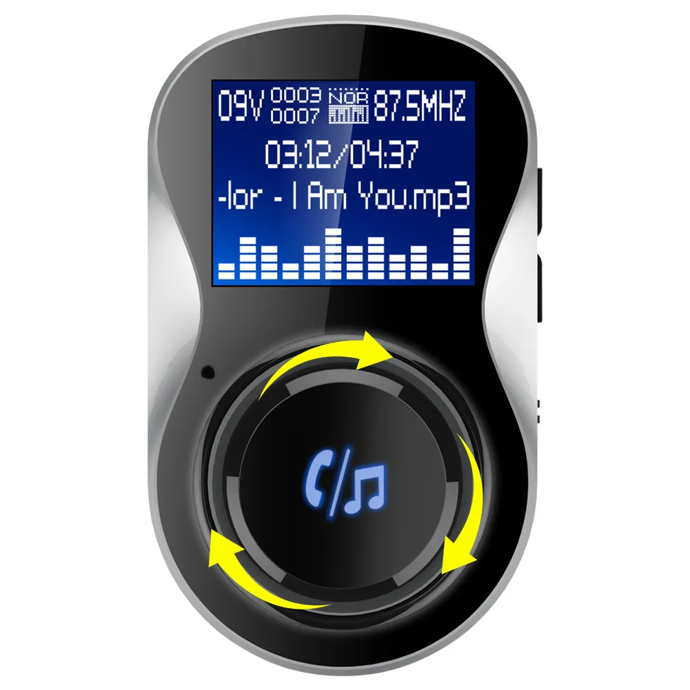 FM запуск автомобиля Hands Free BC26 Bluetooth автомобильное зарядное устройство MP3 громкая