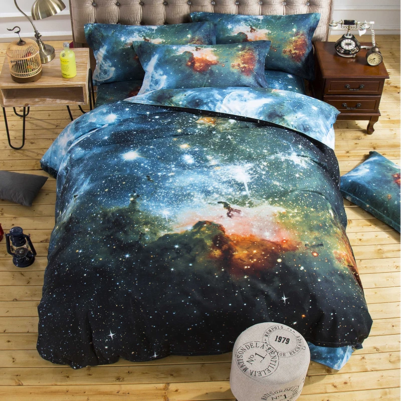 

Nebula Bed Linen Euro Quilt Sheet Set Bedding Duvet Cover 150 Comforter Double Luxury Cosiness for Home Textiles Pillowcases