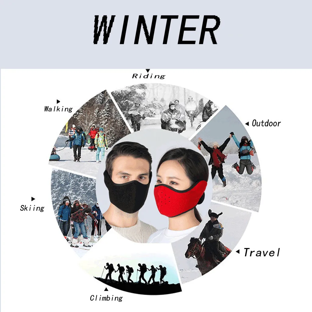 

Full Face Cover Mask Three 3 Hole Balaclava Knit HatTactical CS Winter Ski Cycling Mask Beanie Hat Scarf Warm Face Masks
