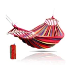 Подвесной гамак для помещений путешествий на открытом воздухе кемпинга дома гамак для Спальни Ленивый стул качели толстый холщовый портативный гамак