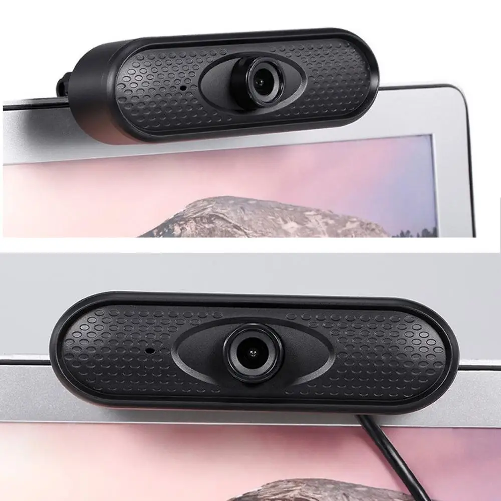 

LED 1080P Full HD Webcam USB Desktop Laptop Camera, Mini Plug and Play Video Calling Computer Camera Built-in Mic