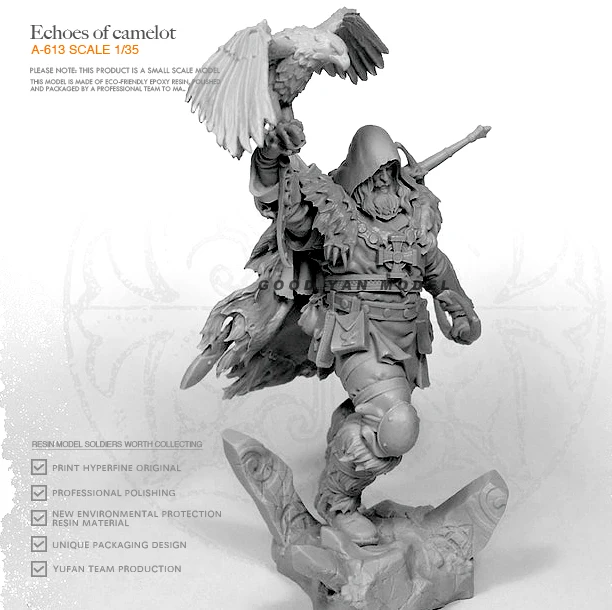 

50mm 1/35 Resin model kits DIY figure self-assembled A-613