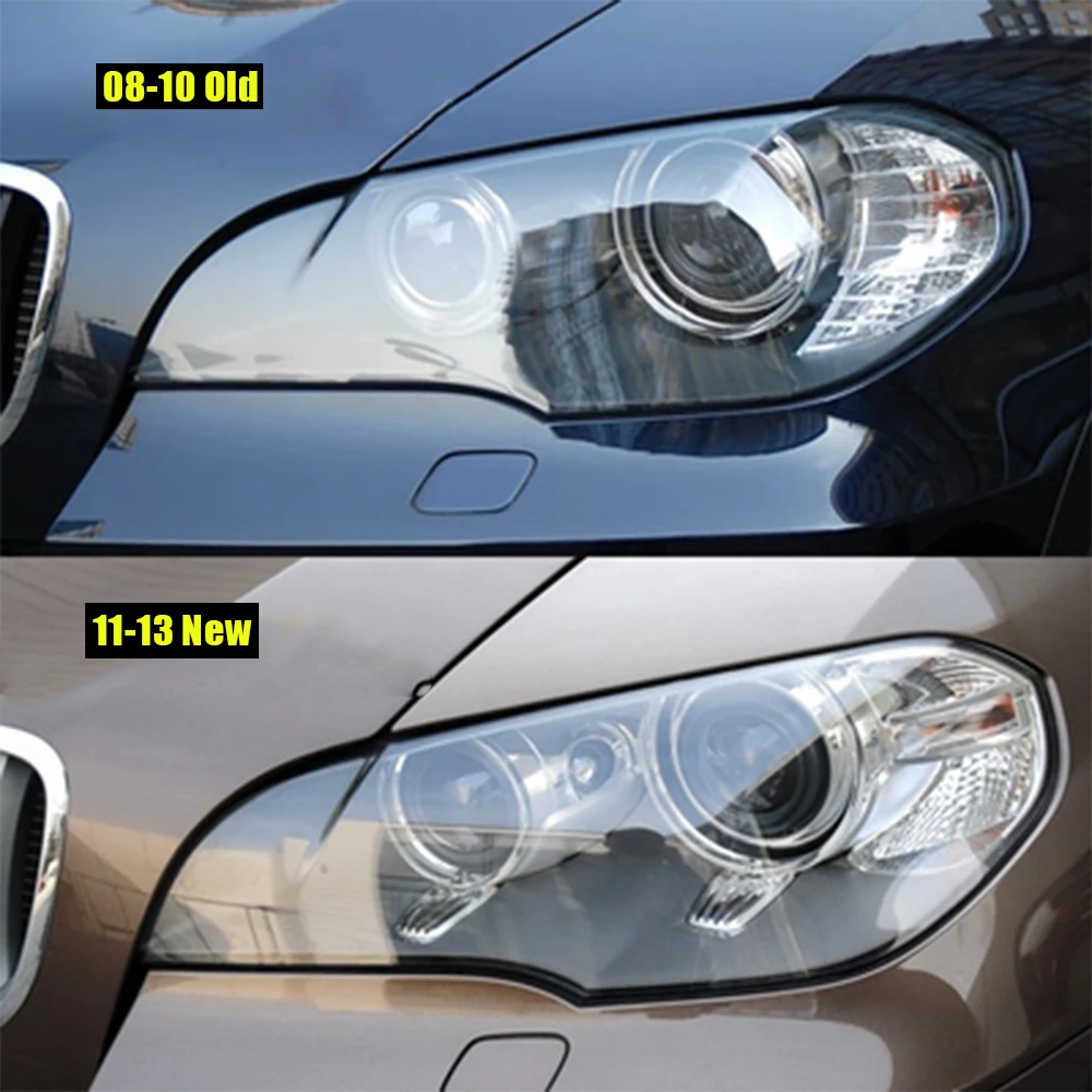 

Car Headlight Lens For BMW X5 E70 2007 2008 2009 2010 2011 2012 2013 Headlamp Cover Replacement Auto Shell Head Lamp Light Case