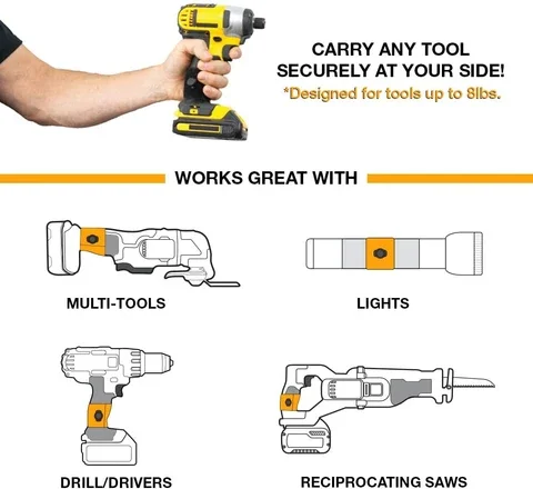 

Wearable Waist Pack Electric Drill Bag Heavy-Duty Tool Hoster Set Metal Parts Fishing Travel Tool Storage Bags with Belt tools