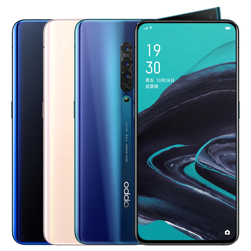 Oppo Reno 2 20x zoom мобильный телефон Snapdragon 730 6," 2400X1080 8 ГБ ОЗУ 128 Гб ПЗУ 5 камер VOCC 3,0 отпечаток пальца