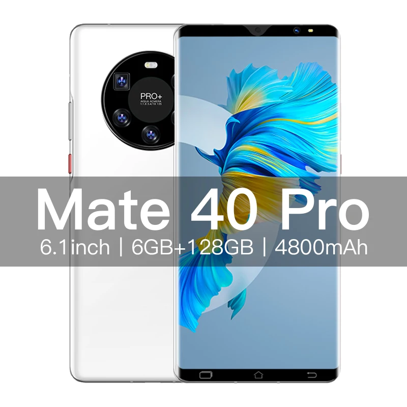 Hauwei Mate40 Pro смартфон экран 6 1 дюйма ГБ + 128 4800 мАч|Смартфоны| |
