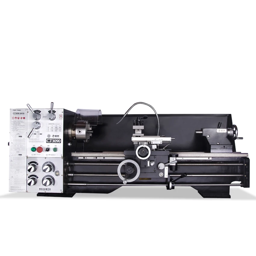 

CT3090 Digital Display Metal Rotating Lathe 38mm Spindle Hole Bench Lathe Machine Metalworking Benchtop Machine Motor 1.5KW