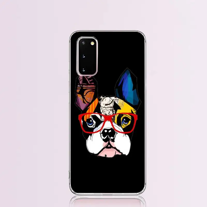 Чехол PENGHUWAN для Samsung S9 plus S5 S6 S7 edge S8 S10 с изображением французского бульдога |