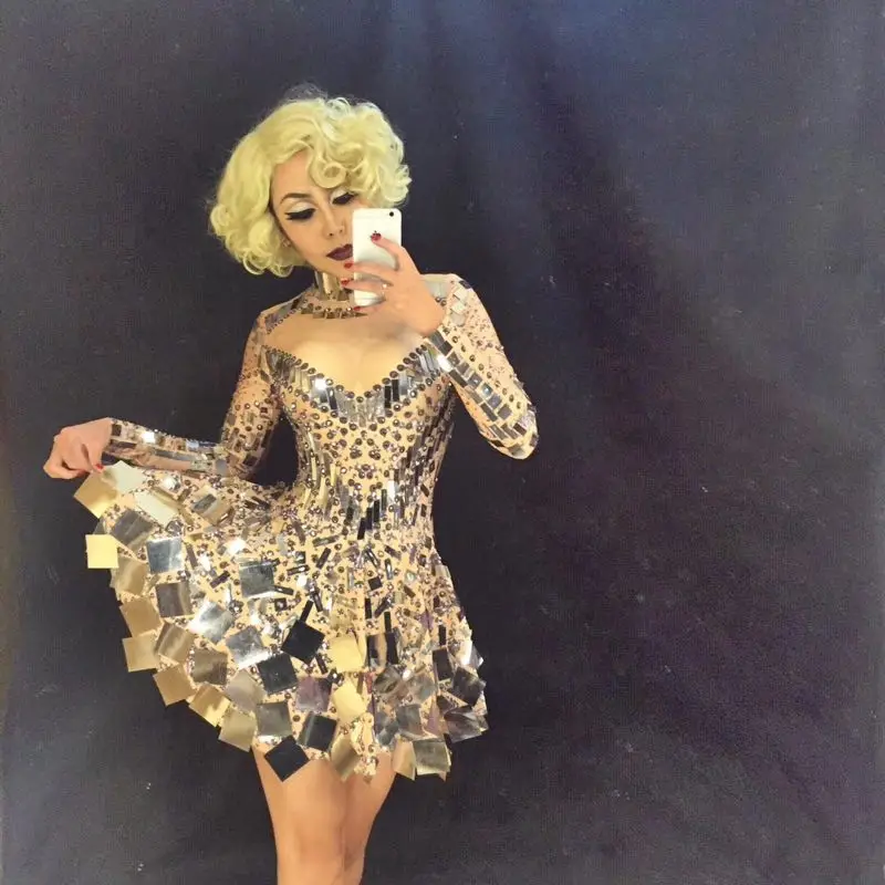 Модный костюм Beyonce ручной работы Roupa Feminina Стразы Боди Сценическое платье для