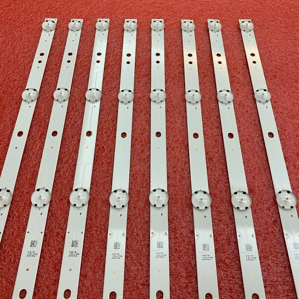 

80 PCS/lot LED backlight strip for TX-49DS500E TX-49DS500B TX-49DSW504S TX-49ES400E TZLP151KHAB6 TZLP151KHAB1 LG Innotek 49inch
