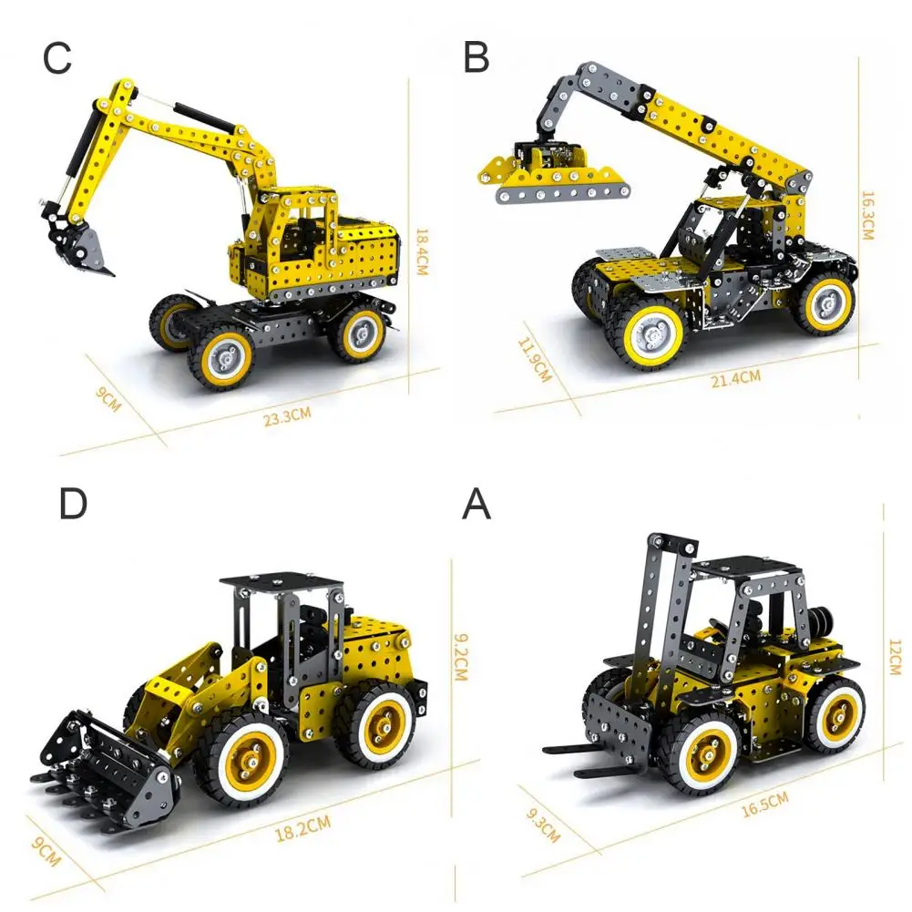 

Creative Assemble Model Puzzle Toys Safe Stable Solid Color Creative Model Puzzle Toys for Kids Gift